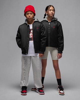 NIKE公式】ジョーダン ジュニア ビッグ ロゴ フード付きボンバー